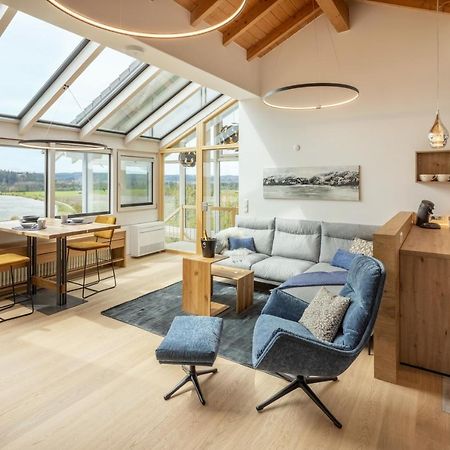 Stille X Weite - Hochwertige Wohnung Mit See-Panorama Kronburg Exteriör bild