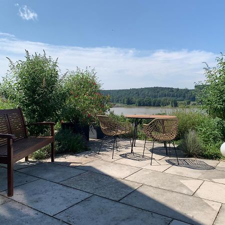Stille X Weite - Hochwertige Wohnung Mit See-Panorama Kronburg Exteriör bild