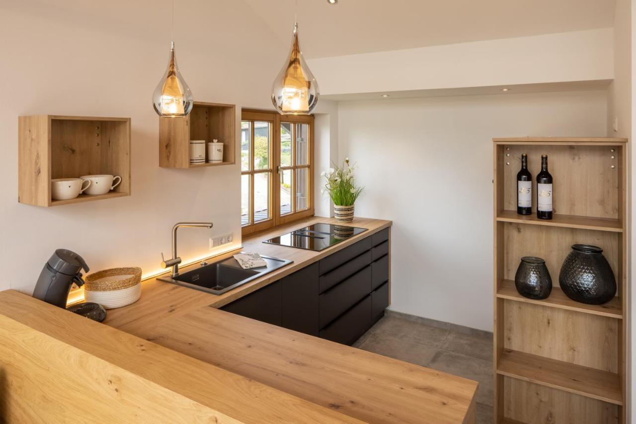 Stille X Weite - Hochwertige Wohnung Mit See-Panorama Kronburg Exteriör bild